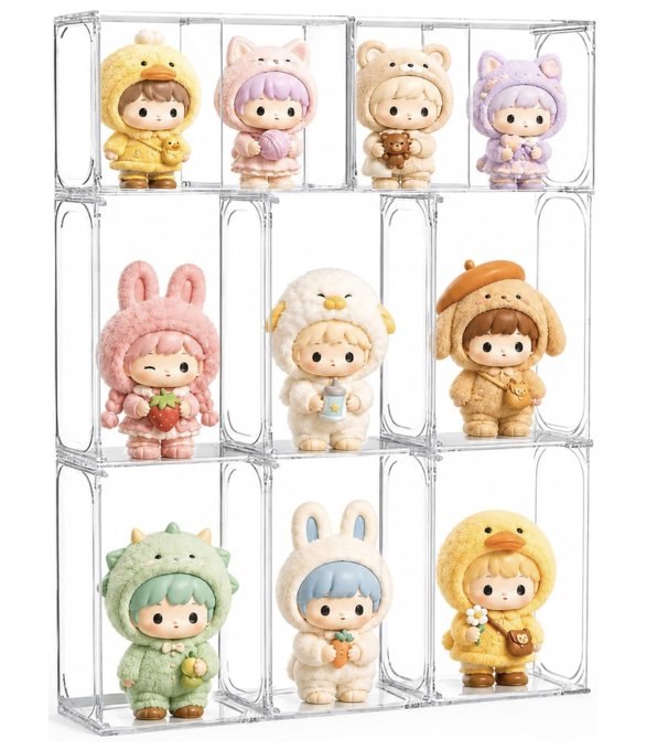 Clear Display Cases (8-Pack)
