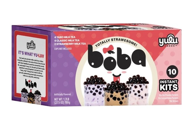 Boba Tea Kit: Taro, Strawberry, & Classic Milk Tea