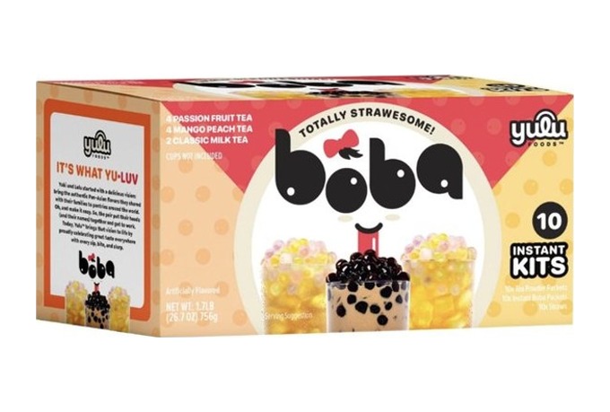 Boba Tea Kit: Passion Fruit, Mango, & Milk Tea