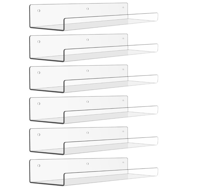 Acrylic Floating Shelves